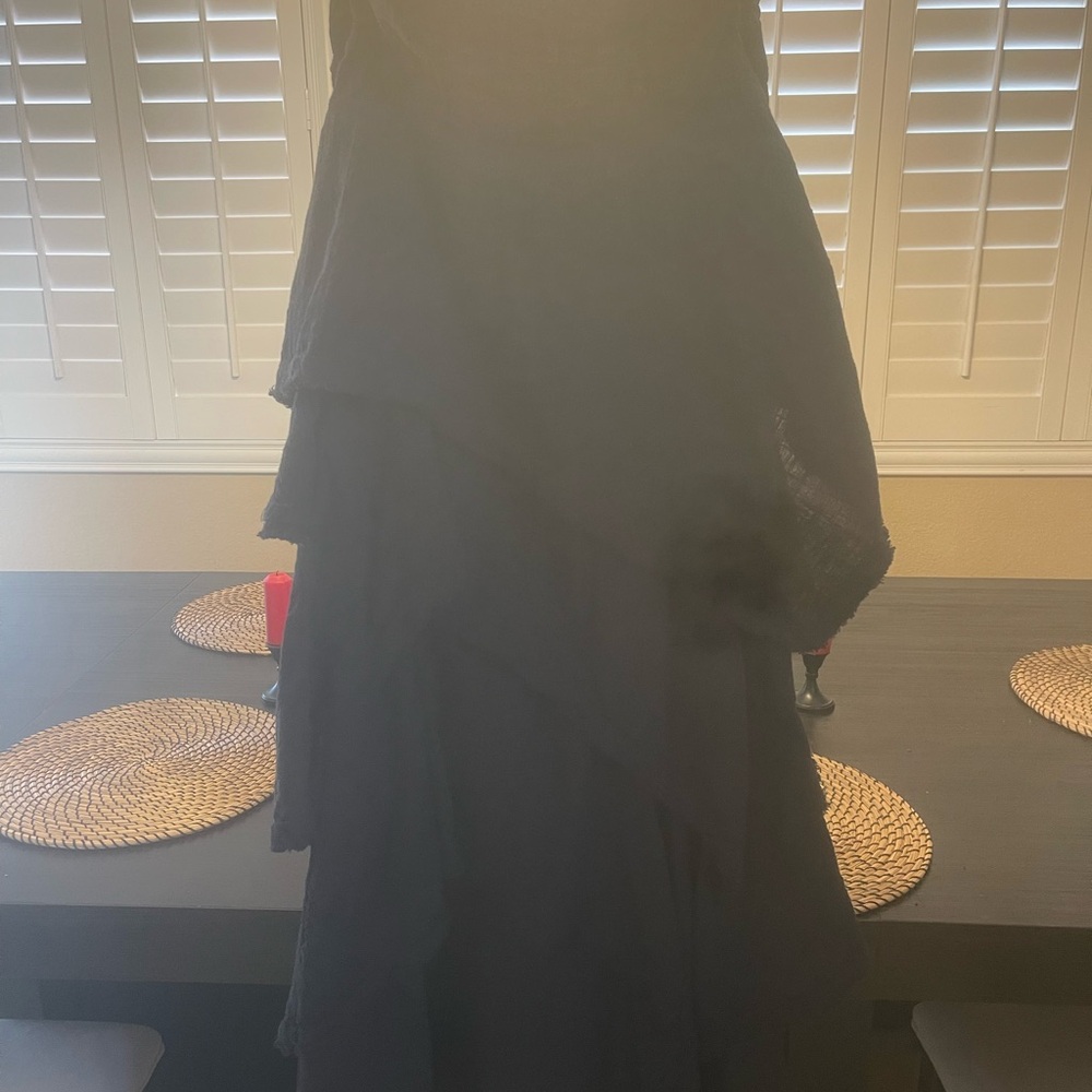 Free People Black Asymmetrical Dress